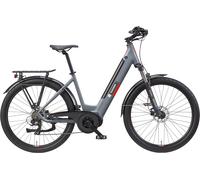 E-Bike TELEFUNKEN "SUV500" Gr. 48, grau (grau, schwarz), Elektrofahrräder, 27,5 Zoll (69,85cm), Pedelec, Elektrofahrrad für Damen u. Herren, Topseller (17537569-48) grau, schwarz