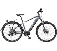 E-Bike TELEFUNKEN "SUV700" Gr. 48, grau (grau, schwarz), Elektrofahrräder, 48cm, 29 Zoll (73,66cm), Pedelec, Elektrofahrrad für Herren u. Damen, Trekkingrad (69860819-48) grau, schwarz