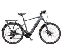 E-Bike TELEFUNKEN "SUV710" Gr. 50, grau (grau, schwarz), Elektrofahrräder, 50cm, 27,5 Zoll (69,85cm), Pedelec, Elektrofahrrad für Herren u. Damen, Trekkingrad (82534839-50) grau, schwarz