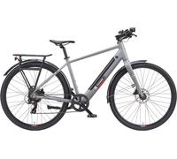 E-Bike TELEFUNKEN "UH200" Gr. 48, grau (grau, grau), Elektrofahrräder, 48cm, 28 Zoll (71,12cm), Pedelec, Elektrofahrrad für Herren u. Damen, Urbanbike (20486551-48) grau, grau