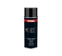 E-COLL Graphit-Spray silikon- und harzfrei, schwarz, 400ml Spraydose (Trockenschmierstoff)