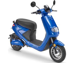 E-Mofaroller BLU:S "XT2000", blau, Elektromotorroller, 25 km/h, bis zu 59 km Reichweite, mit Straßenzul., 2 Sitzplätze, für Erwachsene, B:70cm H:112cm L:167cm (56603625-0) blau