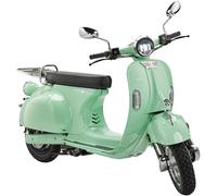 E-Motorroller EMCO "NOVA 1700", grün (mint, schwarz), Elektromotorroller, 45 km/h, B:77,5cm H:108cm L:188,5cm (37509131-0) mint, schwarz