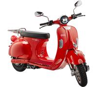 E-Motorroller EMCO "NOVA 1700", rot (rot, schwarz), Elektromotorroller, 45 km/h, B:77,5cm H:108cm L:188,5cm (11125549-0) rot, schwarz