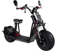 E-Motorroller ROLEKTRO "Rolektro, Maximus E-Cruiser 45", schwarz (schwarz, schwarz), Elektromotorroller, 45 km/h, B:81cm H:112cm L:195cm (94830829-0) schwarz, schwarz