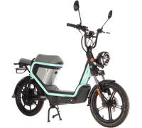 E-Motorroller SAXXX "Prima E", blau (türkis, grau), Elektromotorroller, 25 km/h, B:68cm H:103cm L:172cm (56924854-0) türkis, grau