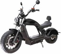 E-Motorroller SXT SCOOTERS "Chopper XL PRO", schwarz (schwarz matt), Elektromotorroller, 45 km/h, bis zu 80 km Reichweite, mit 30 Ah-Akku, B:95cm L:212cm (79690537-0) schwarz matt