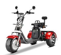E-Scooter Coco Trike Bike Dreirad 60V 33Ah 2000Watt mit Straßenzulassung Roller