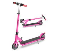 E Scooter FüR Kinder 6-16 Jahren 150 W Motor & 3 GäNge（6, 12, 18 Km/H） Max Reichweite 13km Kinder E Roller HöHenverstellbar Und Faltbar Elektroroller FüR Kinder Und Teenager (Stück Rot)