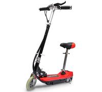 E-Scooter mit Sitz, 120 W, Rot - Elektrische Mobilität für Erwachsene