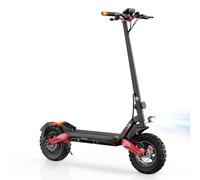 E Scooter mit Straßenzulassung, 10 Zoll Offroad Luftreifen, ABE Elektroroller mit Doppelter Stoßdämpfung