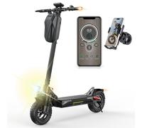 E Scooter mit Straßenzulassung, 10 Zoll Offroad Luftreifen mit Doppeltem Stoßdämpfungssystem, Akku 12,5 Ah 60-70 km Reichweite, LCD-Instrumententafel, Max Tragfähigkeit 150 kg, Smart APP Handyhalter