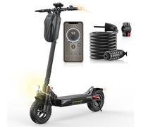 E Scooter mit Straßenzulassung, 10 Zoll Offroad Luftreifen mit Doppeltem Stoßdämpfungssystem, Batterie 12,5 Ah 60-70 km Reichweite, LCD-Instrumententafel, Maximale Tragfähigkeit 150 kg, Smart APP