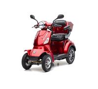 E-Seniorenmobil J4000, Lithium-Akku, 4-Rad, 1000 Watt, Lithium Rot