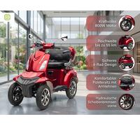 E-Seniorenmobil MAXXI 4.0 - Lithium Akku - 1000W - 25 km/h - ROT