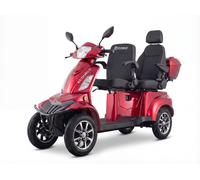 E-Seniorenmobil Vista Quarter-1L, Blei-Akku, 4-Rad, 1000 Watt, Komfort Sitz, Rot