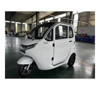 E Trike Eco Kabinenroller 3-Rad mit Lithium-Akku - Elektrisches Kabinenfahrzeug Weiß 2500 W