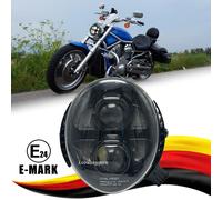 E-Zulassung LED Scheinwerfer Tagfahrlicht Hi/Lo Strahl Für Harley V-Rod 2002-17