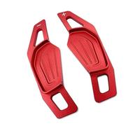 EACTEL Schaltwippen Shift für Skoda Octavia Kodiaq RS VRE ENYAQ IV, Lenkrad Schaltwippen Verlängerung Shift Paddle,Innendekoration Zubehör 2 Stücke,Red-