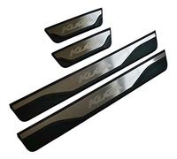 EAGLEG Auto Edelstahl Einstiegsleisten Für Fo-rd Kuga 2013-2019 Tuning Zubehör 4 STÜCKE Auto Scuff Plate Türschwelle Sill Aufkleber,Silver
