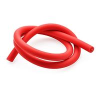 Easyboost 7mm Zündkerzenkabel Zündkabel Kabel Hochspannungskabel Zündung für Roller Vespa Motorrad Aerox Jog-R AM6 Derbi Rieju TZR Rasenmäher Motorsäge Bürstenschneider 50cm Länge