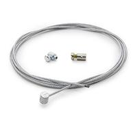 Easyboost Kupplungskabel Kupplungsseil Ø2mm Universal 2 Meter mit Kabelklemme Kupplungszug Reparaturset für Motorräder Cross Mofa Moped (1 Kupplungskabel)