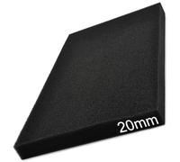 Easyboost Luftfilterschaum Luftfiltereinsatz 28x15cm Dicke 20mm Universell zum Zuschneiden für Scooter Motorrad Quad Rasenmäher Motorsense Motorhacke Kettensäge für Vergaser