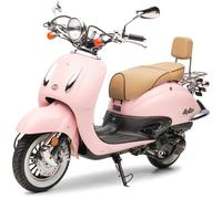 Retro Motorroller EasyCruiser Eco Rosa 50ccm - 45 km/h