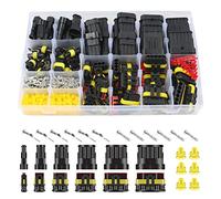 Easyhomie 708 Stück Wasserdichte KFZ Kabel Steckverbinder, 1/2/3/4/5/6 Polig Stecker, Schnellverbinder für Automobile, Motorräder und Andere Fahrzeuge