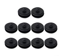 Eawfgtuw 10 Stück Auto-Matten-Clips - Anti-Rutsch-Teppichschnalle/Anti-Rutsch-Teppich-Halterung/Befestigung Bodenschloss, schwarze Halterungsklemmen