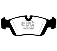 EBC Yellowstuff Bremsbelag VA auch für BMW 3er Coupe E36, 316i, 318is, 320i, 323