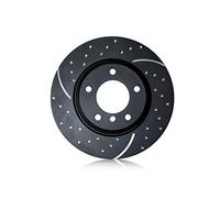 Ford Fiesta ST150 Bremsscheiben Vorne EBC Turbo Grübchen Grved Verstärkt Paar