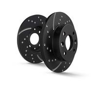 EBC Turbo Groove Disc Sportbremsscheibe EBC123244 für Ford (USA) Mustang 6 hinte