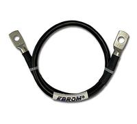 EBROM Batteriekabel KFZ Kabel 10 mm² schwarz, fertig konfektioniert inkl Schrumpfschlauch, ab 30 cm bis 10 Meter, viele verfügbare Längen mit Ringösen/Kabelschuhe M6/M8/M10 kombinierbar 10mm2 (10 mm2)