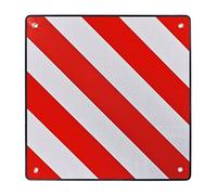 ECD Warntafel Italien und Spanien Aluminium mit Ösen 50 x 50 cm reflektierend in rot/weiß