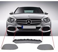 Echtes Mercedes Benz MB C W205 Avantgarde Stoßfänger Untergitter Set
