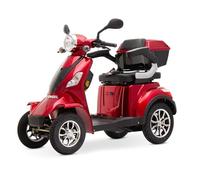 ECO ENGEL 510 Elektromobil/Seniorenmobil 4 Rad, Seniorenfahrzeug, 1000 Watt, 25 km/h 20 Ah Li-Io Akku Herausnehmbar (Rot)