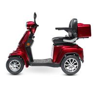 ECO ENGEL 510 V.2 Rot, 25 km/h E-Scooter 4 Räder