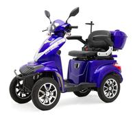 ECO ENGEL 532 Rot, Seniorenmobil 4 Rad Quad, Elektromobil, Elektroroller