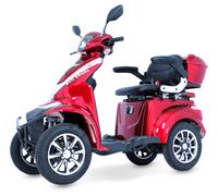 ECO ENGEL 532 Rot, Seniorenmobil 4 Rad Quad, Elektromobil, Elektroroller
