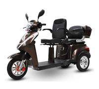 Eco Engel Elektromobil Seniorenmobil E-Roller Zweisitzer ECO ENGEL 503 Braun 30Ah 25 km/ h braun