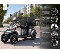 Econelo E-Seniorenmobil Vista Quarter-1L, Blei-Akku, 4-Rad, 1000 Watt, Komfort Sitz, Rot