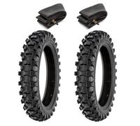 Ecovelo 2 Reifen 2,50, 10 und Schläuche 33J Cross Mini Moto mit Minicross Tischläufer