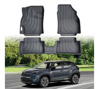 ECOZEN Fußmatten für Toyota Yaris Cross 2020-2026(Hybrid Leistung), passgenau Kratzfest Original 3D-Scan Gummimatten Set für Yaris Cross aus sicher geruchlos TPE Allwetter Fussmatte mit hohem Rand