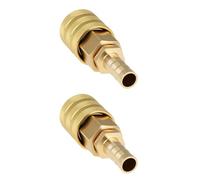 ECSiNG 2 Stücke 8mm Messing Auto Reifen Ventil Inflator Adapter 6,8mm ID Düse 56mm Länge