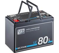 'ECTIVE LC 80L 12V LiFePO4 Lithium Versorgungsbatterie 80Ah (USt-befreit nach §12 Abs.3 Nr. 1 S.1 UStG)'