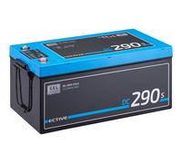 ECTIVE Deep Cycle Blei Gel Batterie 12V 290Ah mit Display Wohnmobil Solar Camper