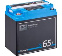 ECTIVE DC 65S AGM Deep Cycle mit LCD-Anzeige 65Ah Versorgungsbatterie