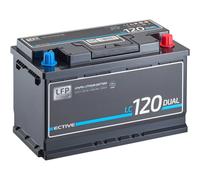 ECTIVE LC 120 Dual Versorgungsbatterie 120Ah 12V 1536Wh 1320A 0% MwSt (Angebot gemäß § 12 Abs. 3 UstG)
