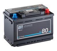ECTIVE LC 80 BT 12V LiFePO4 Lithium Versorgungsbatterie 80 Ah